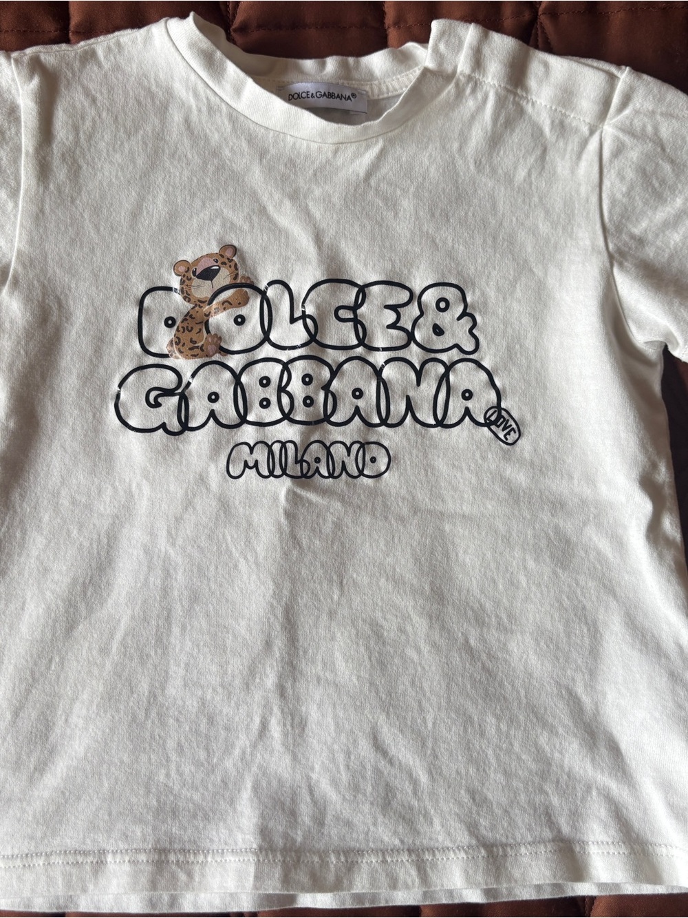 Dolce & Gabbana White Logo Tee